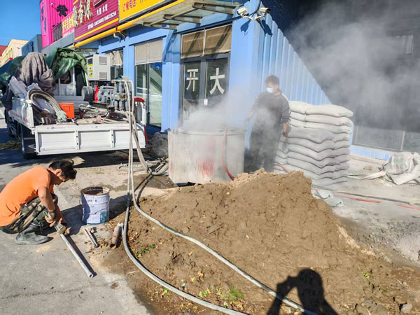 赞皇顶管注浆加固